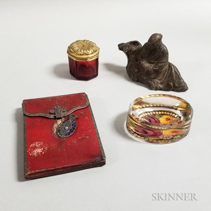 Four Small 19th Century Decorative Items. Estimate $100-150