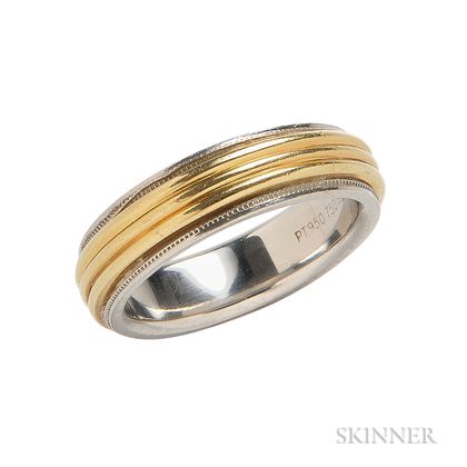 18kt Gold and Platinum Band