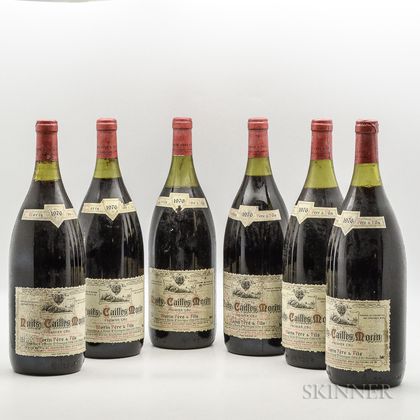 Morin Pere & Fils Nuits St. Georges Les Cailles 1976, 6 magnums 