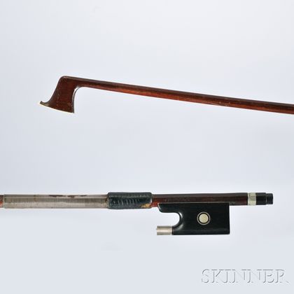 German Silver-mounted Violin Bow
