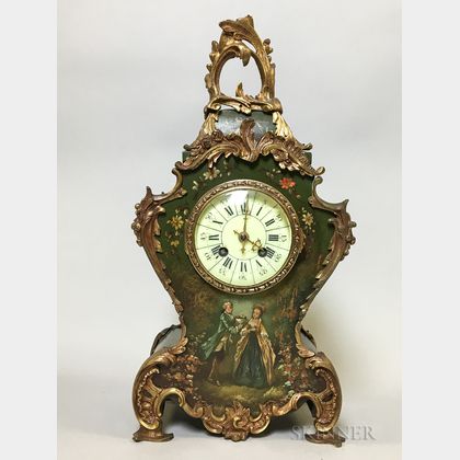 Tiffany & Co. Ormolu-mounted Mantel Clock