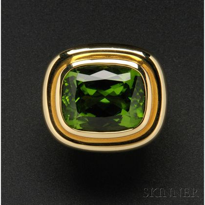 18kt Gold and Peridot Ring, Paloma Picasso, Tiffany & Co.