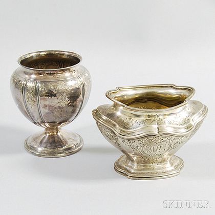 Two Pieces of Reed & Barton Sterling Silver Teaware