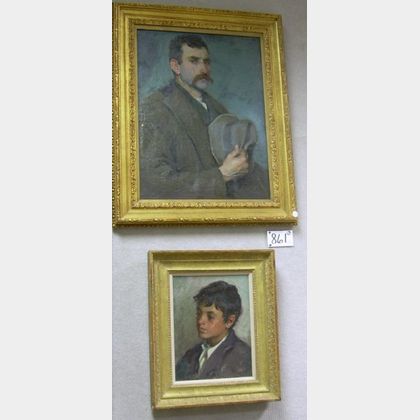 Mabel May Woodward (American, 1877-1945) Lot of Two: Portuguese Boy