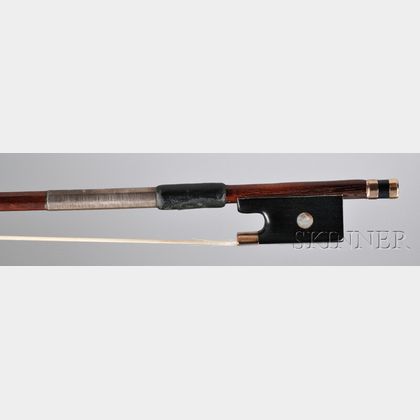 Gold-mounted Violin Bow, Albert Nurnberger
