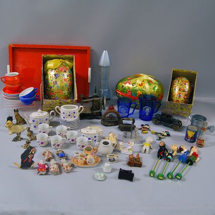 Group of Children's Toys and Doll Items