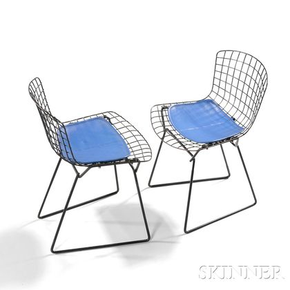 Pair of Harry Bertoia Toddler's Chairs 