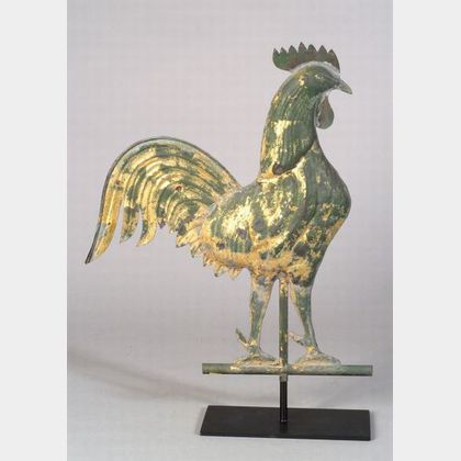 Sheet Copper Rooster Weather Vane