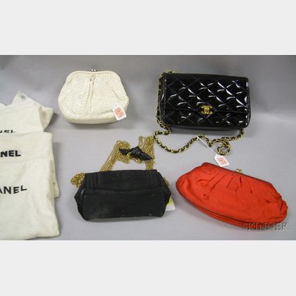 Four 1980s-90s Chanel Purses
