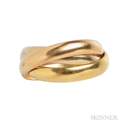 18kt Gold "Trinity" Ring, Les Must de Cartier
