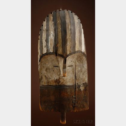 Rare African Carved Wood Mask