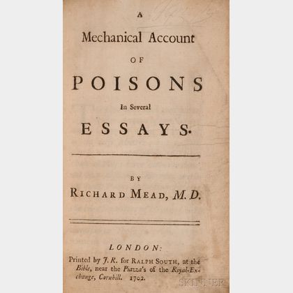 Mead, Dr. Richard (1673-1754)