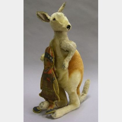 Steiff Kangaroo and Printed Cloth "Liberty Belle" Doll