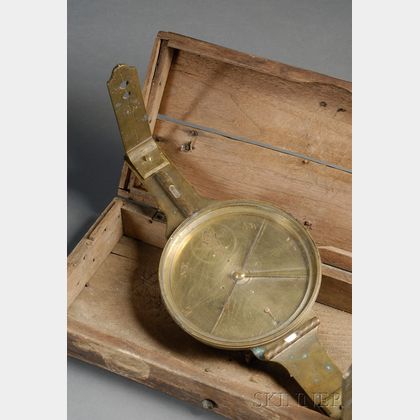 Brass Surveyor's Compass by Chandlee & Holloway