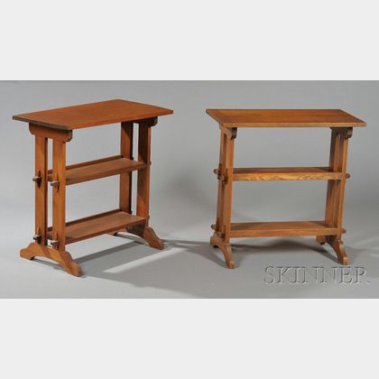 Two Roycroft Book Tables