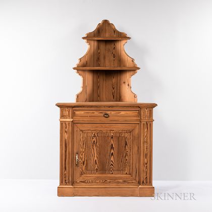 Pine Corner Cabinet