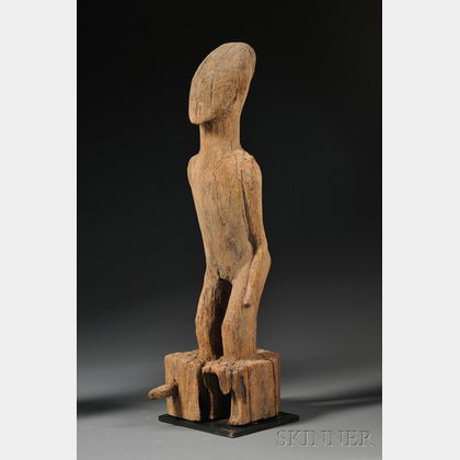 Madagascar Carved Wood Ancestor Figure