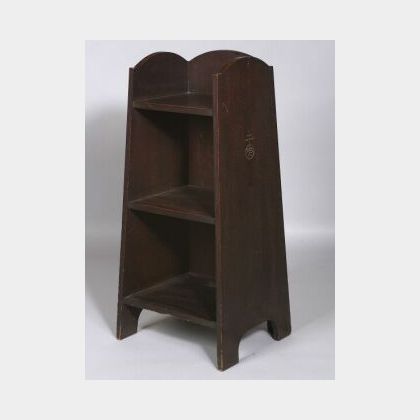 Roycroft Three-Tier Oak Bookcase