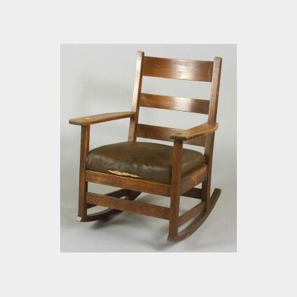 Arts & Crafts L. & J. G. Stickley Rocking Chair
