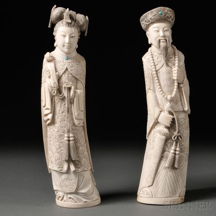 Ivory Emperor and Empress