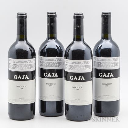 Gaja Darmagi 1998, 4 bottles 
