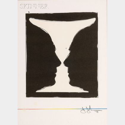 Jasper Johns (American, b. 1930) Cup 2 Picasso