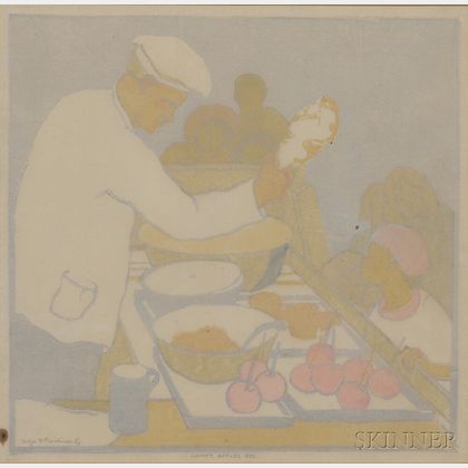 Eliza Draper Gardiner (American, 1871-1955) Candy Apples, Etc.