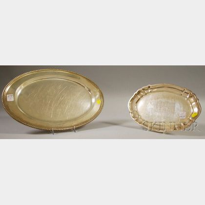 Two Gorham Sterling Platters