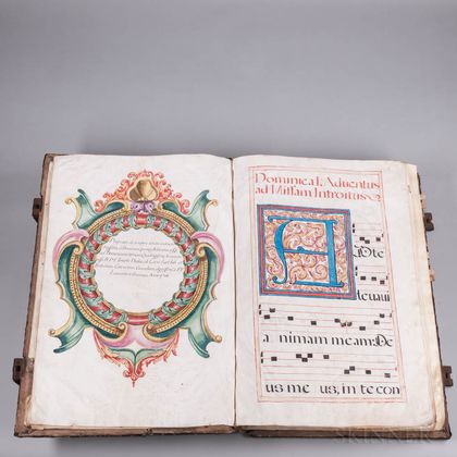 Manuscript on Parchment, Missal, Dominican Order, Calatayud, Spain, 1704.
