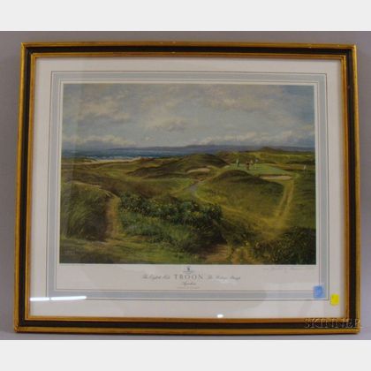 Set of Three Donald M. Shearer British Golfing Lithograph Prints