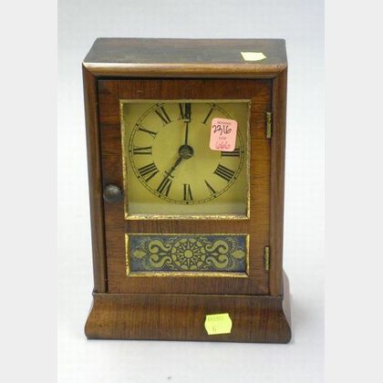 Miniature Seth Thomas Rosewood Veneered Cottage Clock
