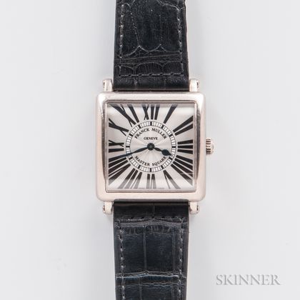 Franck Muller "Master Square" 18kt White Gold Wristwatch
