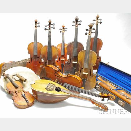 Group of Assorted Musical Instruments