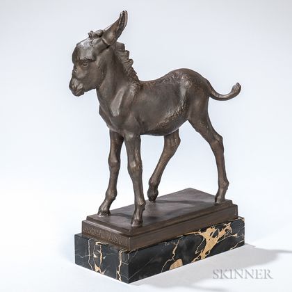 Gertrude Katherine Lathrop (American, 1896-1986) Bronze Figure of a Donkey