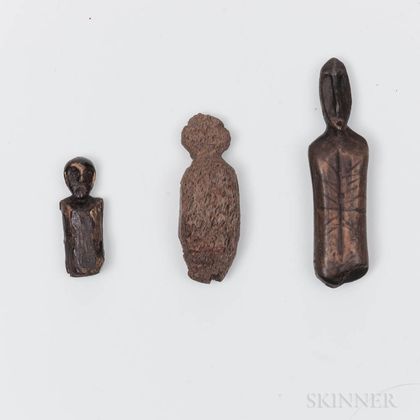 Three Small Eskimo Figures