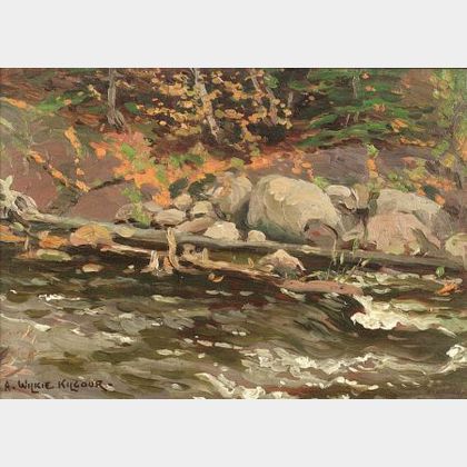 Andrew Wilkie Kilgour (Canadian, 1868-1930) The Brook...