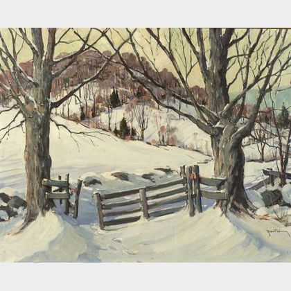Robert Shaw Wesson (American, 1902-1967) Gateway to the Hills, Bradford Vermont