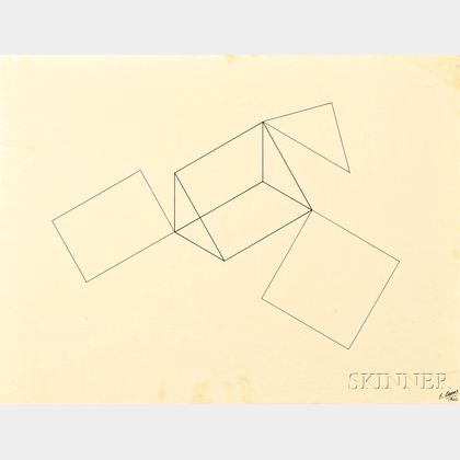 Robert Morris (American, b. 1931) Untitled (Line Geometries)