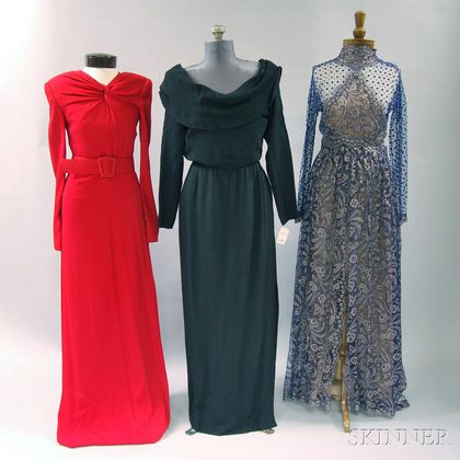 Three Lady's Evening Gowns