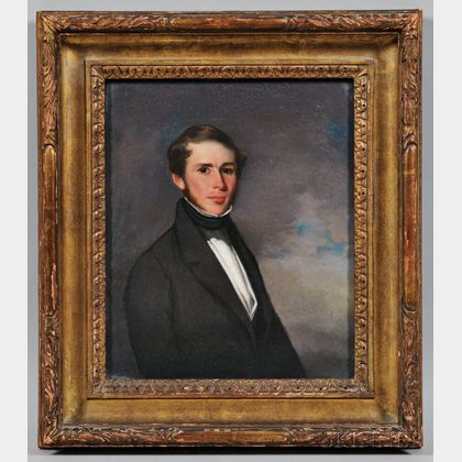 American School, 19th Century Portrait of Captain George Leslie