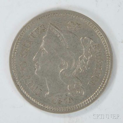 1879 Three Cent Nickel Trime