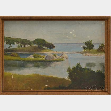 Attributed to Edward Forbes (American, 19th/20th Century) Fisherman's Island.