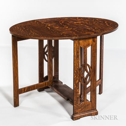 Arts and Crafts Mission Gate-leg Table