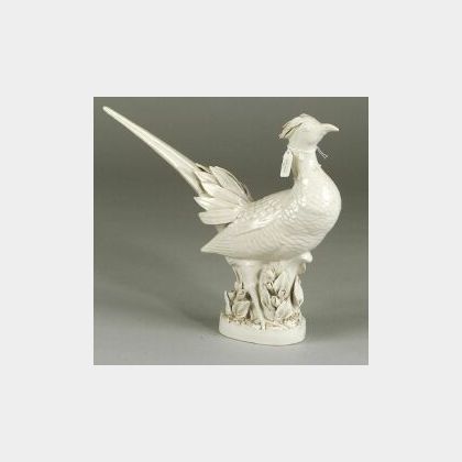 Blanc de Chine Porcelain Figure of a Pheasant