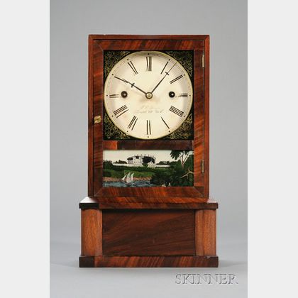 Mahogany Shelf Clock by J.C. Brown
