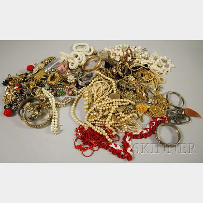 Large Group of Mostly Costume Jewelry