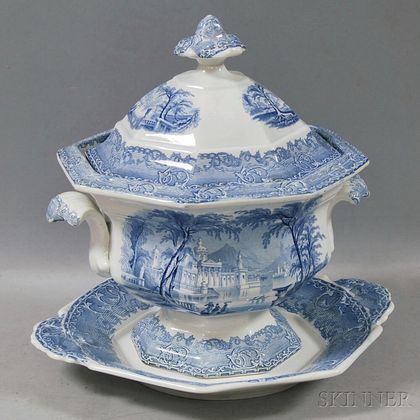 Podmore, Walker & Co. Ironstone Soup Tureen and Underplate