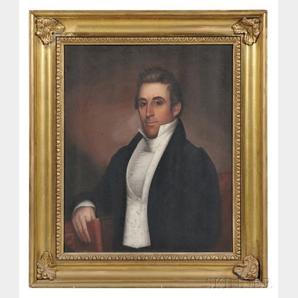Zedekiah Belknap (Massachusetts, Connecticut, New Hampshire, 1781-1858) Portrait of Samuel Joseph Claghorn (1787-1840)