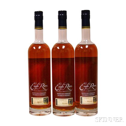 Buffalo Trace Antique Collection Eagle Rare 17 Years Old Vertical, 3 750ml bottles 