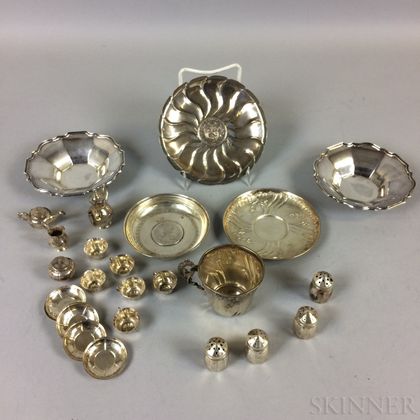 Group of Continental Silver Tableware